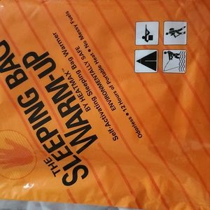 3/$15 SLEEPING BAG WARM UP BY HEATMAX 140 DEGREES MAXIMUM WARMTH UP TO 12 HOURS